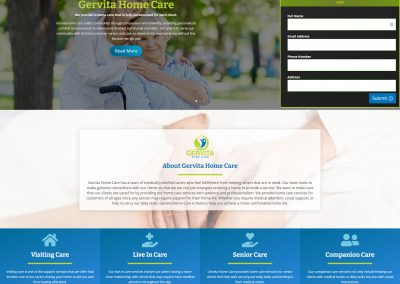 gervita home care website sample